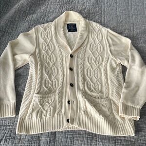 American Eagle Outfitters Cream Knit Sweater
